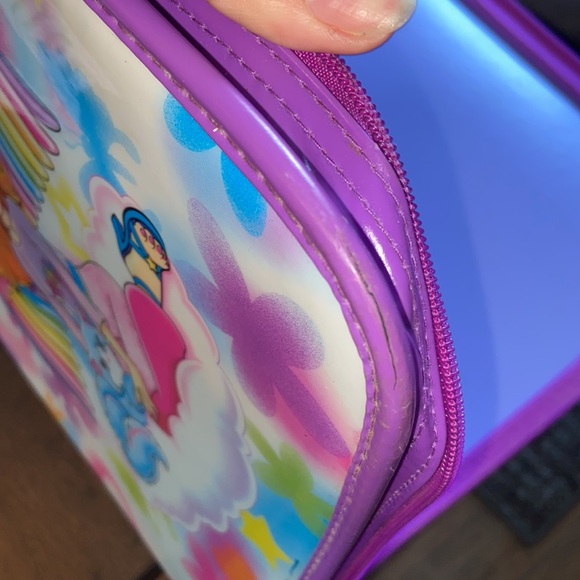 Vintage Lisa Frank Sparkly 3-Ring Binder Angel Girl Cat Rare - Picture 10 of 14